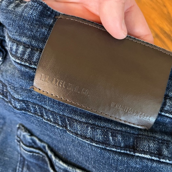 TK Axel Slim Boot men’s jeans blue denim stretch 34x30 nice! - Picture 9 of 10